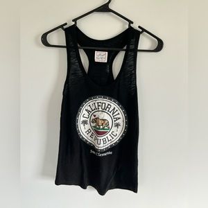 NWOT California Republic flowy racerback tank